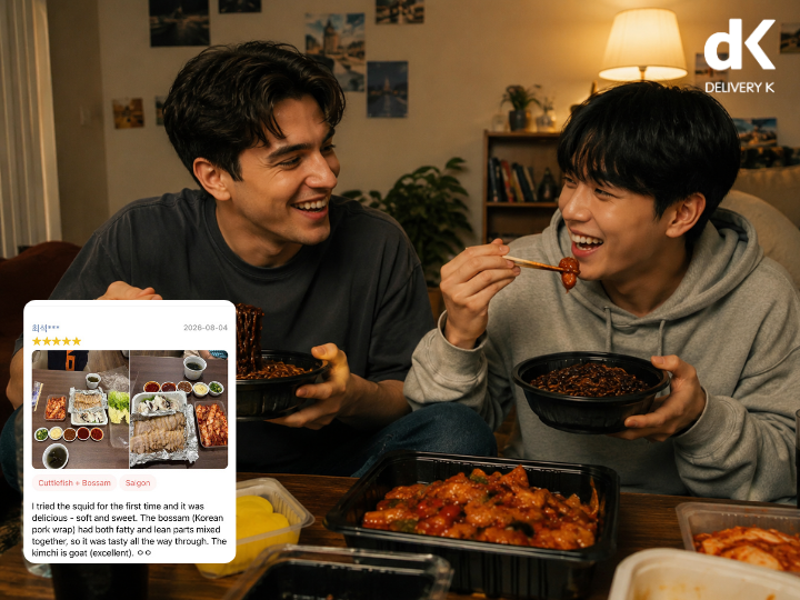 Nhà hàng Hàn Quốc trên Delivery K