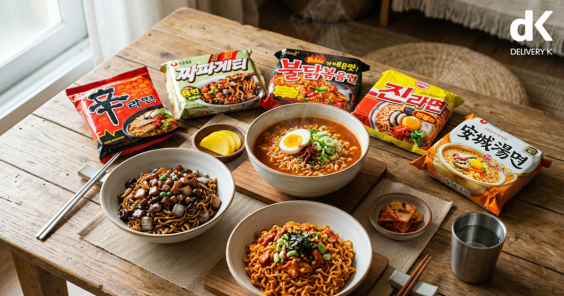 Top 5 mì ăn liền Hàn Quốc